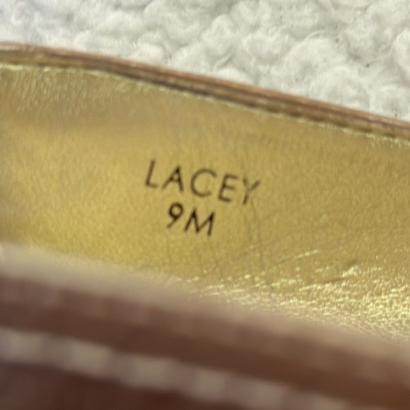 Tahari Lacey Open Toe Strap Back 4” Stiletto Heels Preowned Size 9 - Picture 10 of 12